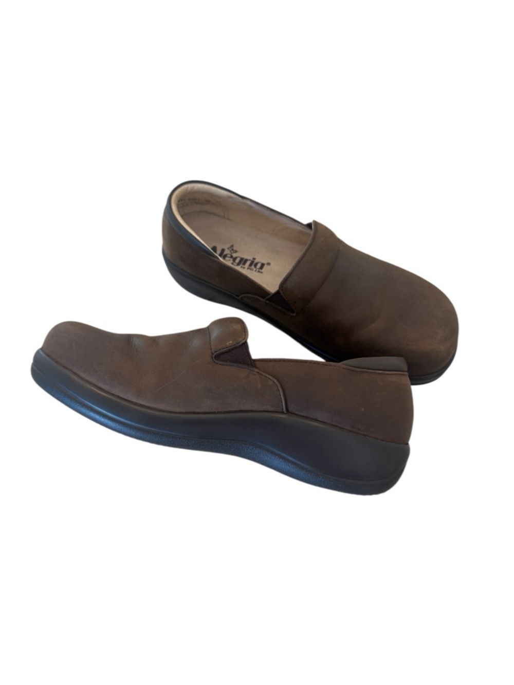 Alegria Women's Keli Professional shoes in oiled brown leather size 37 - Picture 3 of 6